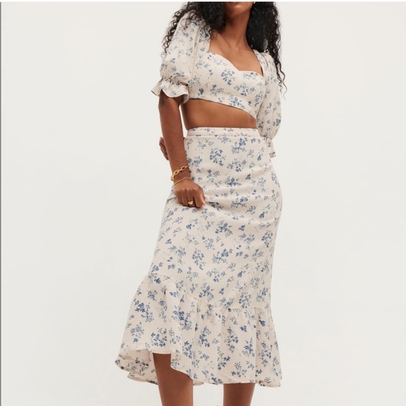 Reformation Fiona Two Piece in Lula Floral - Picture 1 of 15